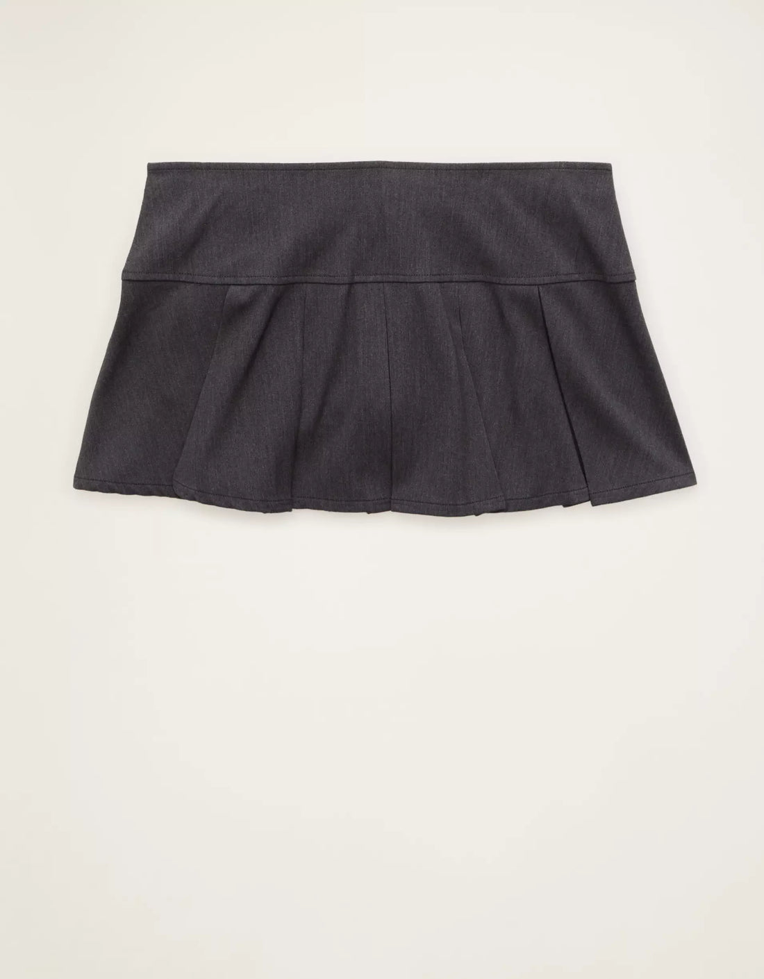 Side Button Wide Waistband Pleated Built‑in Shorts Women's Micro Skirt